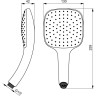 Лейка для душа IDEAL STANDARD IdealRain Cube XL1 B0004AA